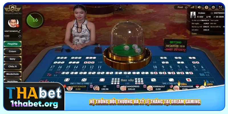 Hệ thống đổi thưởng và tỷ lệ thắng tại Dream Gaming
